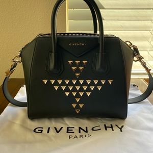 * Givenchy Antigona Small Studded Satchel Bag!